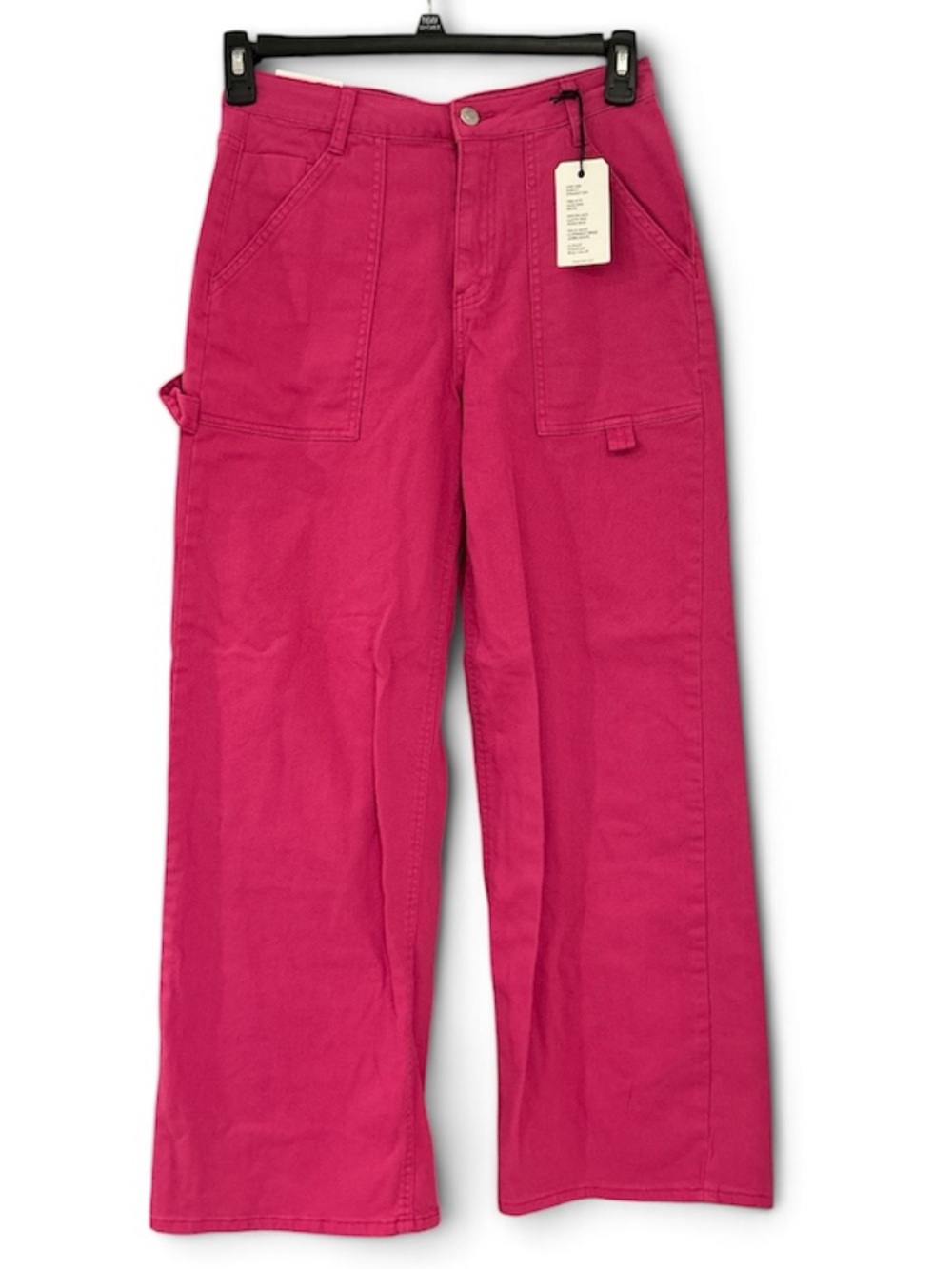 NWT Forever 21 Pink Straight Leg Cargo Carpenter Pants | Size 27